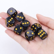 No. 16 Point Dice Black Background Gold Point Dice Drinking Big Dice Order Game Props Number Sieve 2