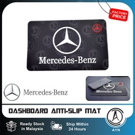Mercedes Benz Fashion Car Anti Slip Mat Dashboard Phone Holder Mat Car Accessories w210 w124 w123 c200 glc cla c200 e300
