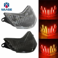 waase For Kawasaki ZX-6R ZX-636 ZX 6R 636 2005 2006 Tail Light Brake Turn Signals Integrated LED Lig