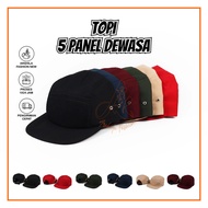 MEN'S 5-PANEL PLAIN HAT UNISEX 5-PANEL HAT 5 Panel Cap
