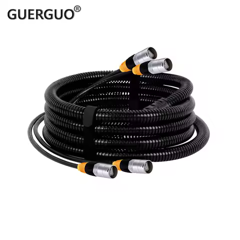 UTP Cat5/Cat6 2 RJ45 to 2 RJ45 EtherCON Connector 2 Channel Stage Ethernet Extension Cable with Wate