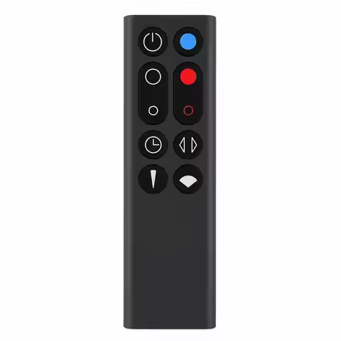 Black Replacement Remote Controller Suitable For AM09 Leafless Fan Air Purifier Heater Fan IR Remote
