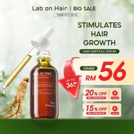 Lab On Hair Anti Hair Fall Ampoule Serum - Hair Tonic Serum Rambut with Ginger for Strength Growth G