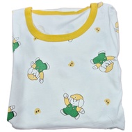 Lycra Cotton Kids Pyjamas Set Long Sleeve Long Pant {Size 130-160} 莱卡无骨纯棉