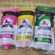 Mop lantai /Cotton mop super kualiti/kain Lap lantai /Cotton mop lantai XIN HORSE A-SERIES COTTON MO