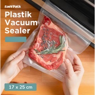 Vacuum Food Sealer Embossed Storage Bag - Plastic 13x18 cm