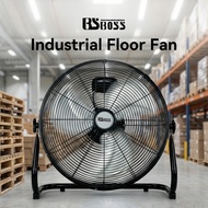 BSBOSS 12 inci - 20 inci Industrial Ground Fan Electric Floor Fan Aluminum Blades Strong Wind Powerf