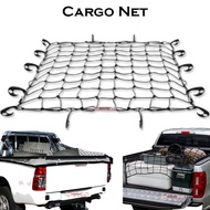 4x4 Pick Up Truck Cargo Net Luggage Storage Organiser Stretchable Mesh Net Hook Trunk Net Jaring Beg