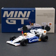 MINIGT 1/64 1118 Toleman TG184 #19 Ayrton Senna F1 Race Car Diecast Car Model Alloy Simulation Colle