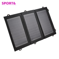 แผงโซลาร์เซลล์แบบพกพาพร้อมพอร์ต USB รุ่น SC TREK 900 15 วัตต์ กีฬาประเภทต่างๆ ตั้งแคมป์ เฟอร์นิเจอร์