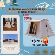 Mountainhiker 5-7 person Camping tent, folding picnic tent, high-end Glamping Camping tent