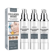 EELHOE - Serum Anti-Penuaan Kolagen EELHOE, set 3 keping Serum Kolagen EELHOE, Krim Wajah Anti-Kedut