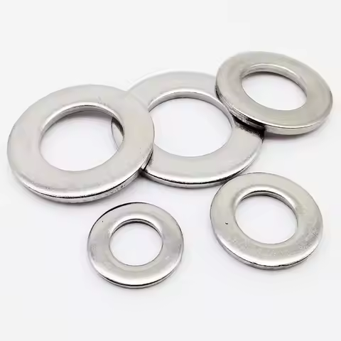10/50/100pcs DIN125 M1.6 M2 M2.5 M3 M3.5 M4 M5 M6 M8 M10 M12 M14 M16 A2-70 304 Stainless Steel Flat 