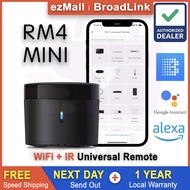 BroadLink RM4 Mini WiFi IR Univeral Remote Controller, Smart Home Automation, Universal Infrared Remote, TV Air-Con Works Alexa Echo Google Nest RM Mini 4 RM4C Mini RM Mini 4C