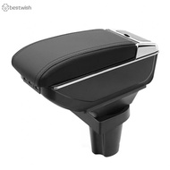 [BESTWFM] -For Toyota For Aygo Armrest with Multiple USB Ports for Charging Devices#car accessories