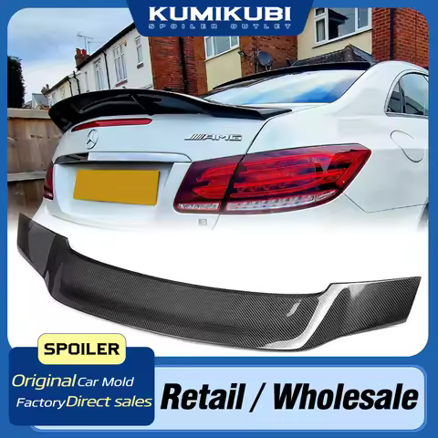 RENNTECH STYLE CARBON FIBER TRUNK SPOILER FOR 2010-2016 MERCEDES BENZ E CLASS W207 C207 A207 COUPE