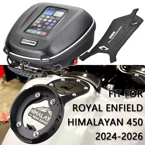 For ROYAL ENFIELD Himalayan 450 Motorcycle Racing Tank Bag Quick Lock Fuel Tank Luggage Box Saddleba