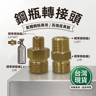 Next Day Adapter Cylinder Adapter 22 Outer 2 Points NPT 4 Points PT Gas Adapter Cylinder Conversion 
