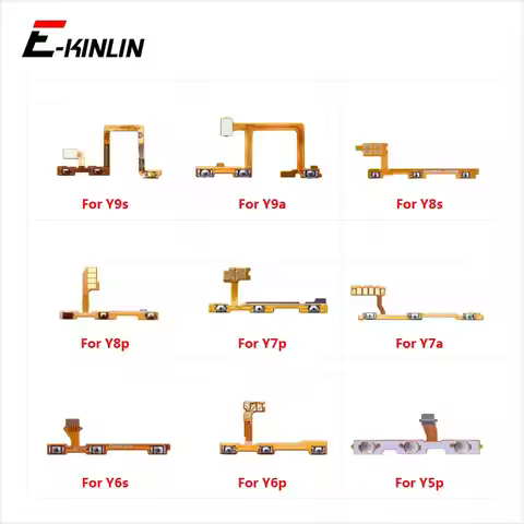Power On Off Button Volume Switch Key Control Flex Cable Ribbon For HuaWei Y9s Y8s Y8p Y7p Y6s Y6p Y