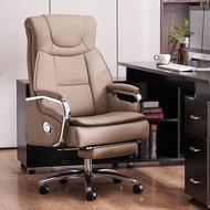 ST/💚Guangyirun Computer Chair Electric Executive Chair President Chair Office Chair Reclining Massage Leather Chair Home