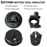 YTAR  DC 7-100V Round Digital Voltmeter 2-Wire Voltage Tester Battery Level Indicator Universal Wate