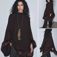 Za.r gown/ Fur-trimmed gown/ Beautiful gown