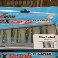 🔴ไม่มีได้ไม่แน้ว🔴 ปลายาง Z-Man Slim SwimZ (size. 2.5”) **มีส่วนลดค่ะ ลูกค้าใหม่ ใส่ Code : NEWRQCO *