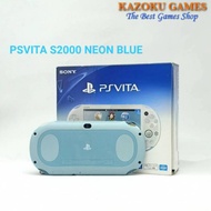 PSV PS VITA SONY PS Vita SLIM S2000 NEON BLUE LIMITED