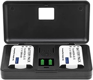 EN-EL12 (1500mAh) Battery Charger (including tow Batteries) Compatible with NIKON S1000 S1100pj S120