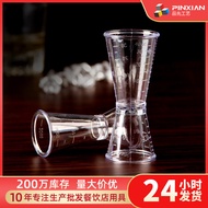Pc Double-Headed Ounce Cup Plastic Transparent Measuring Tools With Scale Bar Double-Headed Measurin