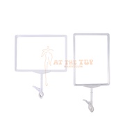 Ready Stock POP A4 Frame PRICE Display with Clip White/Frame Price Stand/Snap Frame Poster Display/L