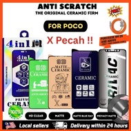 POCO F7 ULTRA F6 F5 PRO 5G F4 GT F3 F2 PRO C40 Full Ceramic film screen protector 9D clear matte ant