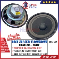 2 Loa Bass 20 Boss 301 Seri 4 5 HongKong 150W-8 Ôm-Coil 25 6 Lớp Bass Ấm Lời Sáng Củ Loa Bass 20 Cao