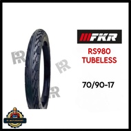 [FKR] RS980 Diamond Tubeless Tayar Tyre 70/90-17 80/90-17