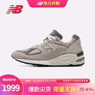 New Balance NB官方男鞋女鞋美产990系列简约经典百搭时尚舒适复古休闲鞋 灰色 M990GR2 42(脚长26.5cm)