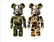 超合金 BE@RBRICK MASTERMIND VS BAPE(R) GREEN／YELLOW