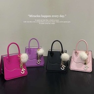 NEW Cute Handbag Bag Fur Ball Fur Bag i Luxury Leather Oppo With Chain Cute Oppo Find N2 N3 Flip Opp