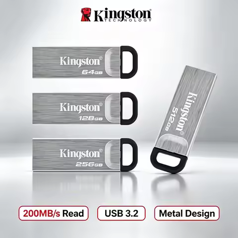 Kingston DataTraveler Kyson 128GB 256GB 512GB 64GB USB 3.2 Gen 1 200MB/s Flash Drive for PC Laptop C
