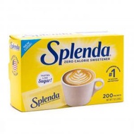 全城熱賣 - 美國SPLENDA 代糖【大盒裝】 【獨立包裝200包 (一盒)】 (平行進口)