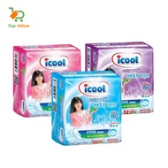 [Top Value] ICOOL Enter FM1-0676-15 Daytime Sanitary Napkin 24cm With Mint Mesh Wings