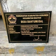 PRASASTI INAUGURATION OF VILLAGE DANASTI TOMBSTONE GRAVE TOMBSTONE PHOTO TOMBSTONE CERAMIC/GRANIT/MA