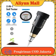 （ORI,COD)Alat Penggukur Tanah 2 In 1 Pen Type PH Meter Soil Analyzer Tester Meter Alat Ukur PH Tanah