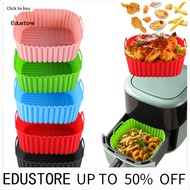 <COD> Silicone Air Fryer Tray Silicone Air Fryer Cooking Tray Reusable Silicone Air Fryer Basket Tra