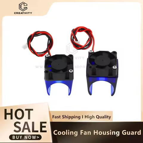 Creativity E3D V5 V6 Fan Duct Bracket Housing Guard for Cooling Fan 3010 DIY J-head Injection Moulde