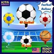 Football Balloon Bola Sepak Birthday Sport Theme Party Decoration Belon Foil Decor