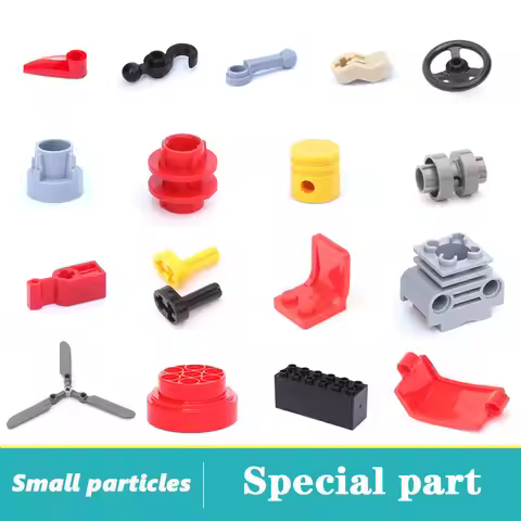 Moc high-tech Parts car/plane Machinery Accessories Building Blocks Bricks Early Education Experimen