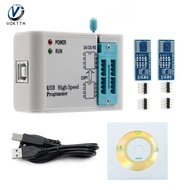 Bộ Lập Trình USB SPI VOKTTA Chính Hãng Hỗ Trợ Tốc Độ Cao 24 25 93 EEPROM 25 Chip BIOS Flash + 5 Ổ Cắ