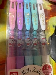 zebra  Sarasa 筆 限定 絕版 Hello kitty筆 牛奶色