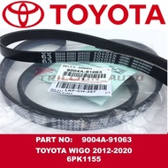 Toyota Wigo Fan Belt 9004A-91063 6PK1155 for Car Parts