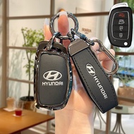 3 4 Buttons Hyundai Car Flip Key Case Cover Keychain For Hyundai HB20/SANTA FE/i10 IX35 IX45/Elantra
